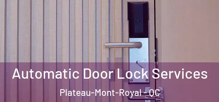  Automatic Door Lock Services Plateau-Mont-Royal - QC