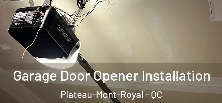  Garage Door Opener Installation Plateau-Mont-Royal - QC